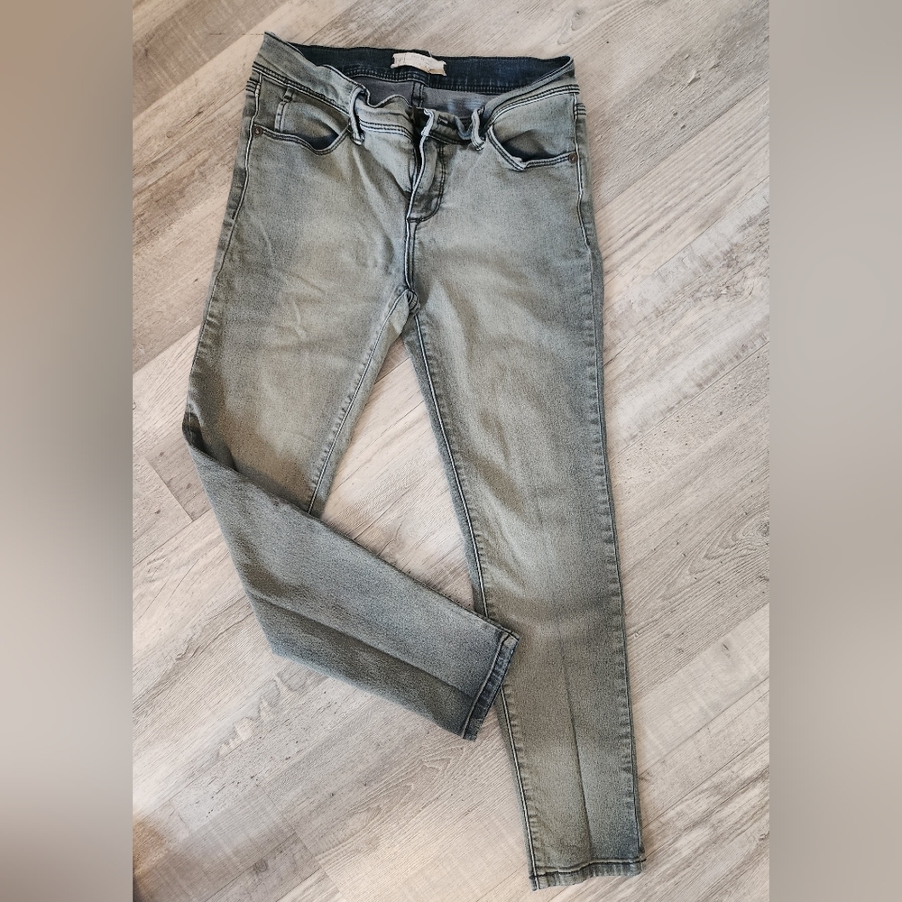 3/$25! Free People Acid Wash High Rise Skinny Jean size 27